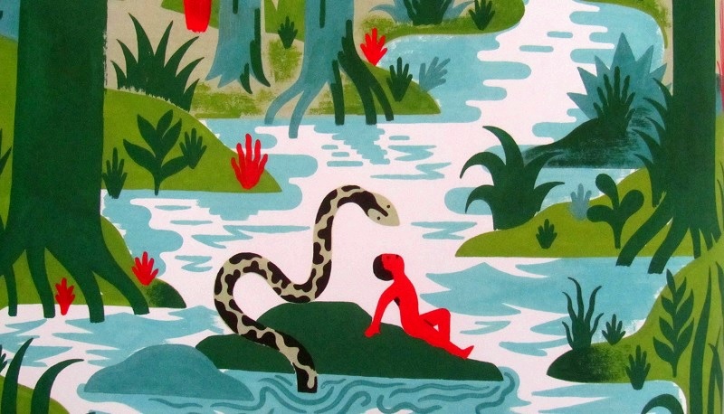 Le Livre de la jungle - Ovaldé - Moreau - Gallimard jeunesse