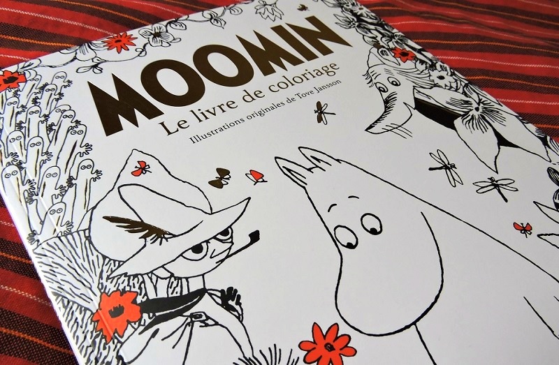 livre de coloriage Moumin - Gallimard Jeunesse