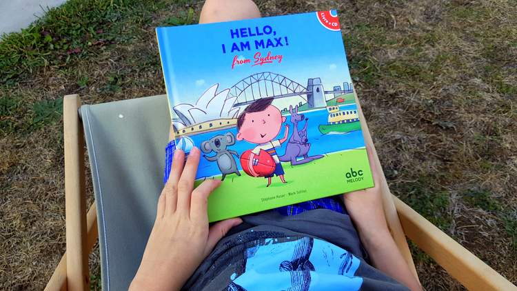 Livre en anglais pour enfants : I'm Max from Sydney