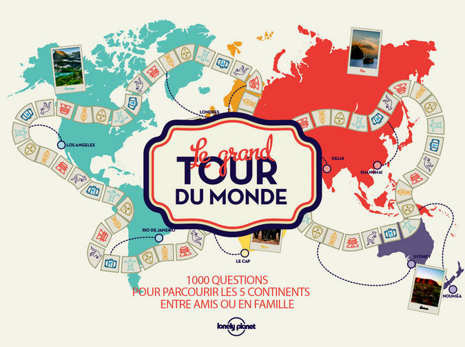 jeu grand tour du monde de Lonely Planet