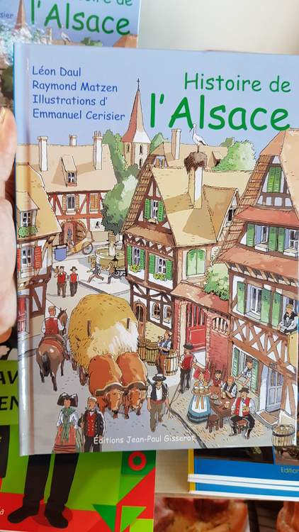 sélection de livres pour enfants sur l'Alsace