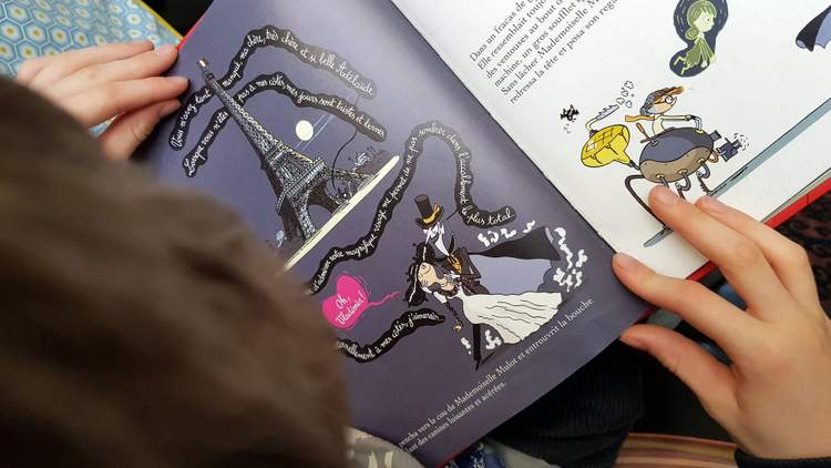 livre pour enfants sur Paris : le vampire de la Tour Eiffel