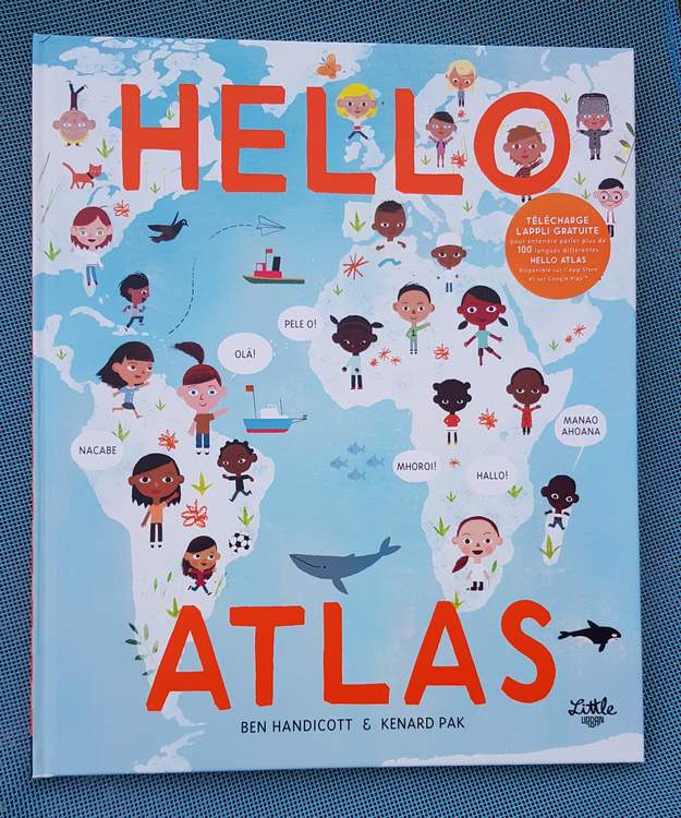 hello atlas, atlas pour les enfants aux éditions Little Urban