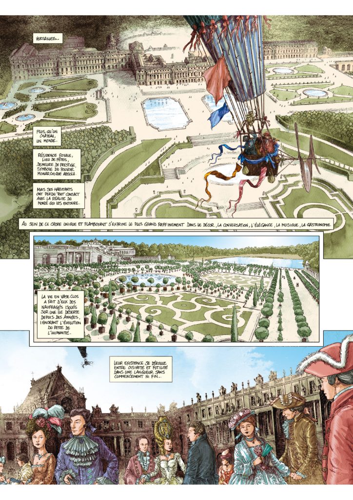 Exposition 2020 : le Château de Versailles dans la bande dessinée