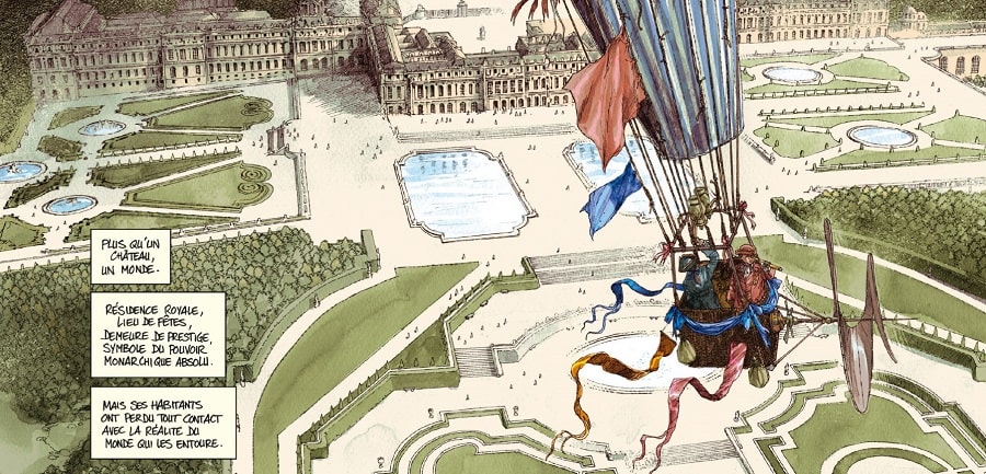 Exposition 2020 : le Château de Versailles dans la bande dessinée - Salle du Jeu de Paume