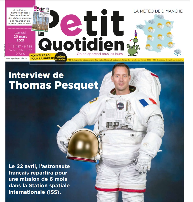 Le Petit Quotidien : Thomas Pesquet