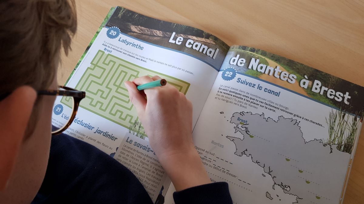 cahier de jeux - découvre la Bretagne