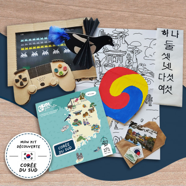Kit voyage pour les enfants : Kidi globe-trotter sur la Corée du Sud