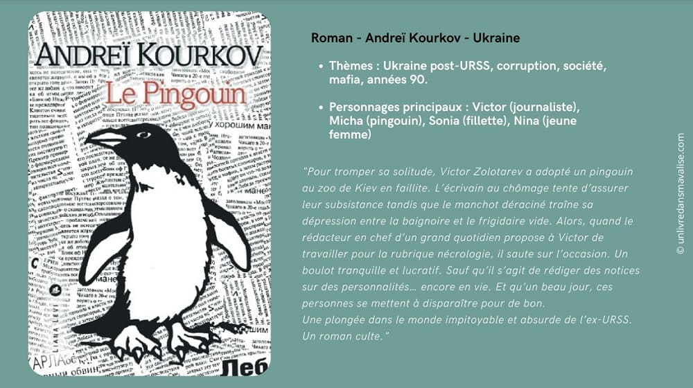 Ukraine : romans d'Andreï Kourkov - Le pingouin