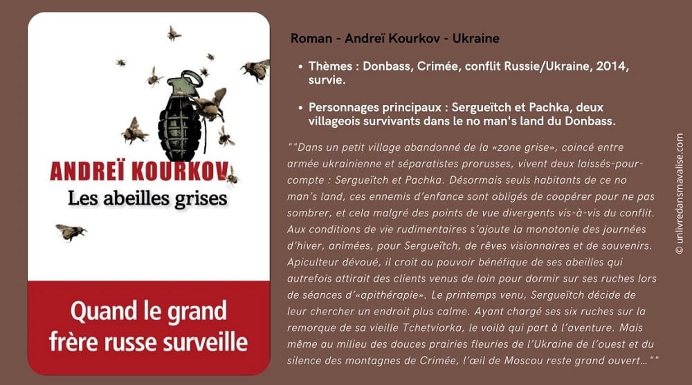 Ukraine : romans d'Andreï Kourkov - Les abeilles grises