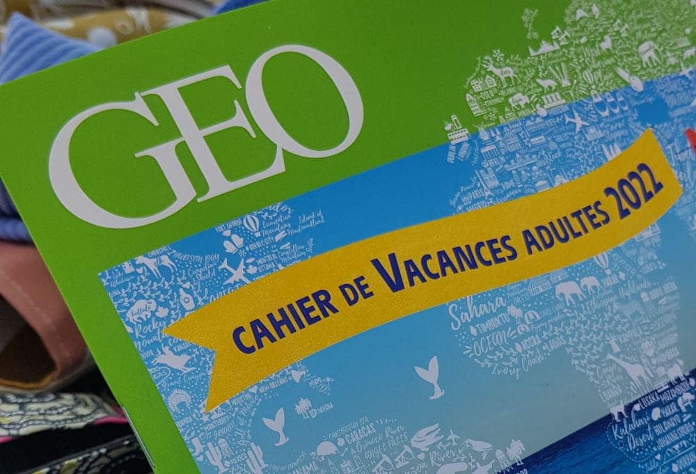 Géo cahier de vacances adultes 2022 - Solar Lifestyle