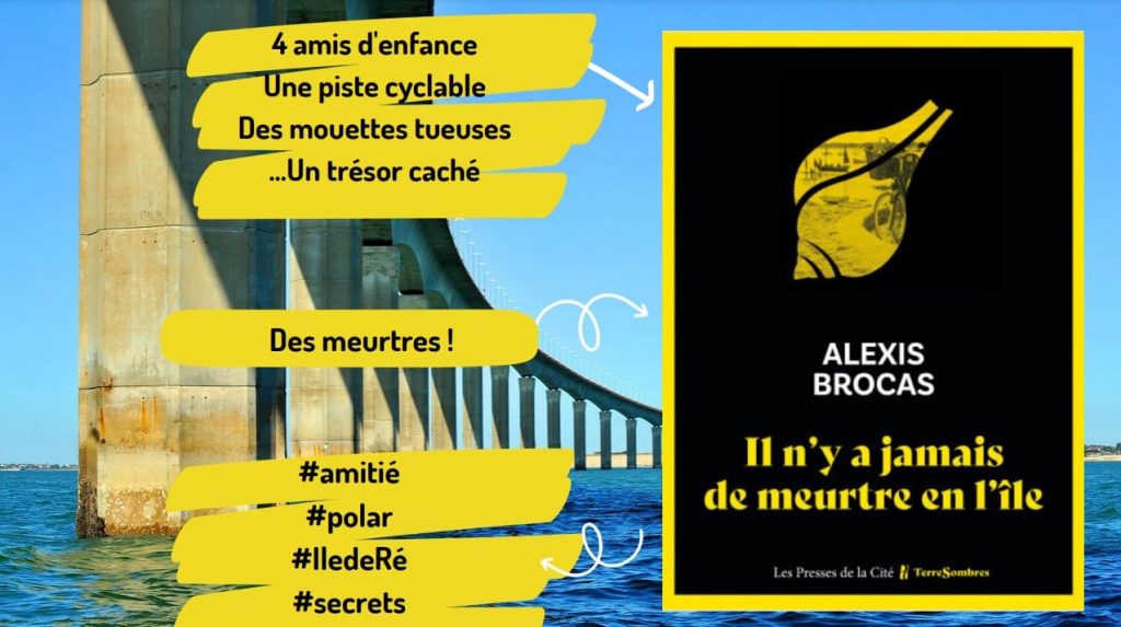 Il n'y a jamais de meurtre en l'île d'Alexis Brocas - Les presses de la Cité - Collection Terres Sombres