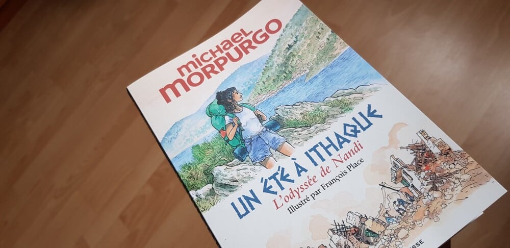 "Un été à Ithaque, l'odyssée de Nandi" de Michael Mourpurgo, illustré par François Place
