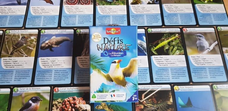 Défis Nature : La Réunion - Jeu de cartes Bioviva