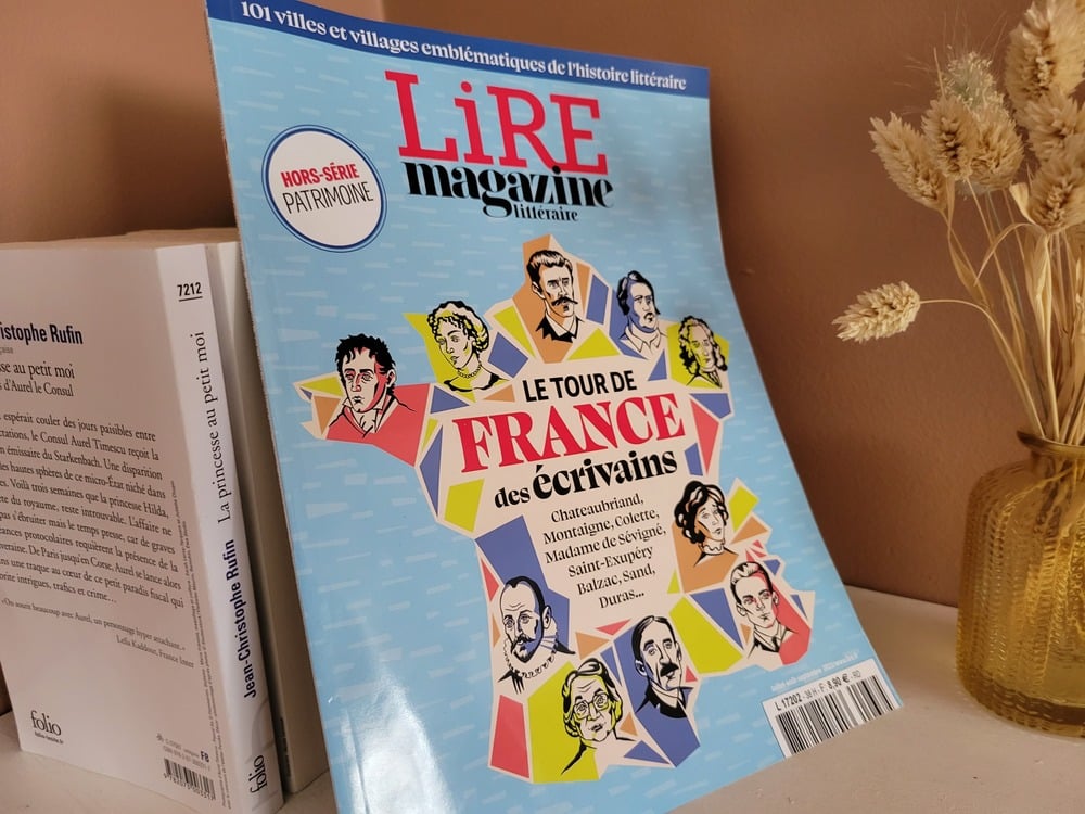 Lire, magazine littéraire : hors-série "Le Tour de France des écrivains" 2023