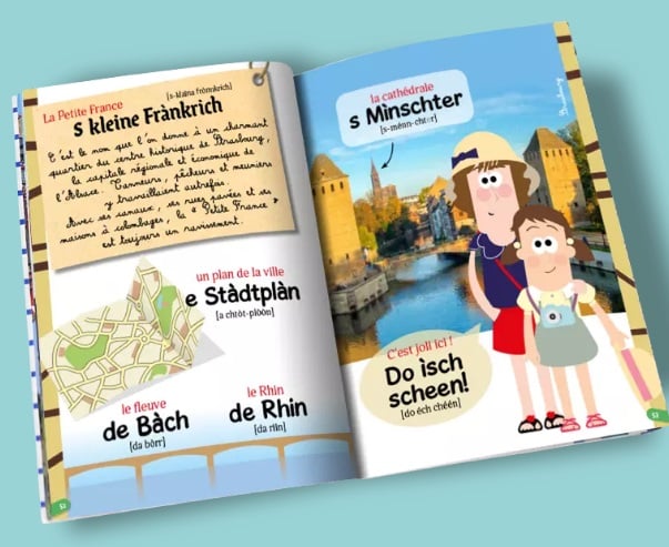 L'alsacien, guide de conversation des enfants - Editions Bonhomme de chemin