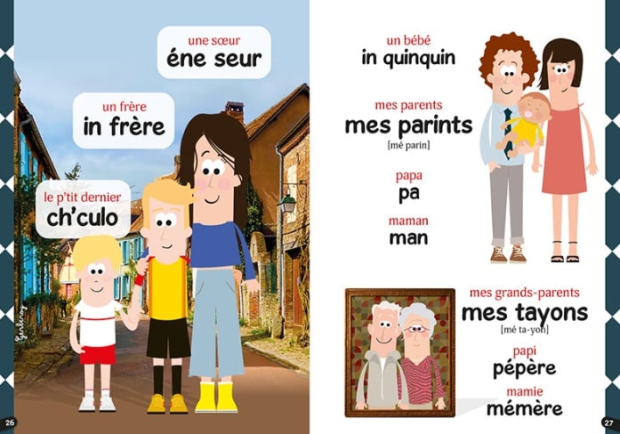 Ch'ti - Picard guide de conversation des enfants - éditions Bonhomme de chemin