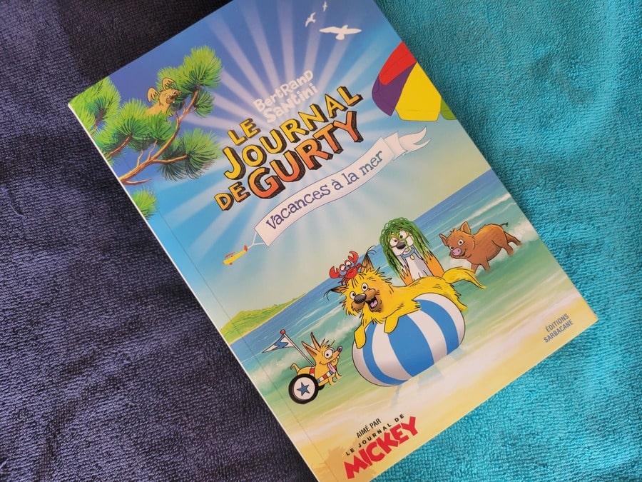 Le journal de Gurty : vacances à la mer de Bertrand Santini - éditions Sarbacane
