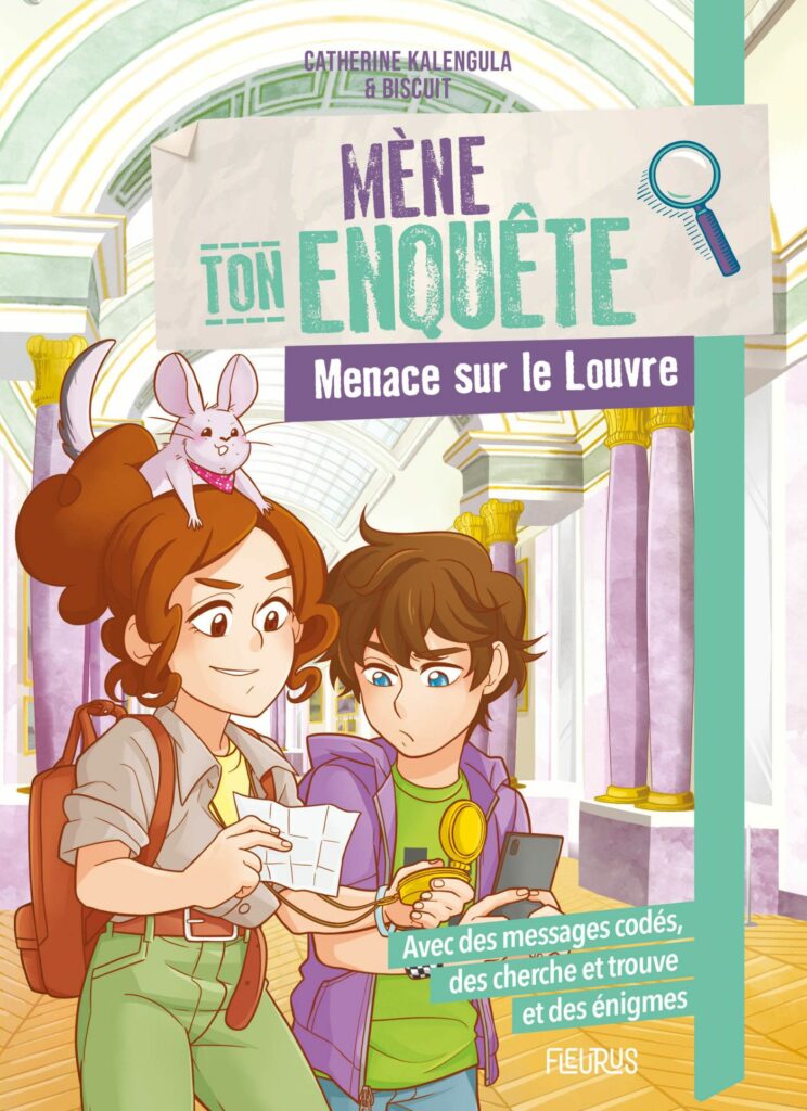 Livre pour enfant : vol au Louvre et mystère