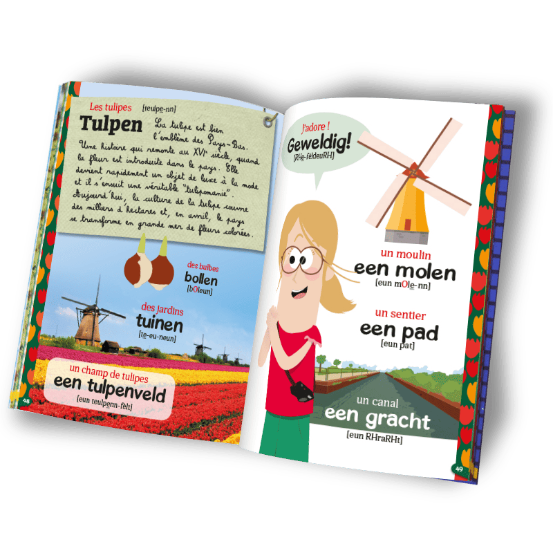 Néerlandais : guide de conversation illustré / pour les enfants / éditions Bonhomme de chemin