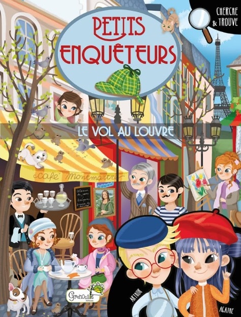 Livre pour enfant : vol au Louvre et mystère