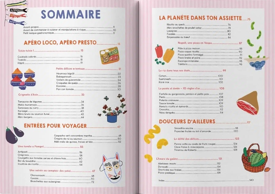 Livre de recettes pour enfants : "c'est moi qui cuisine le monde" - Mango Editions