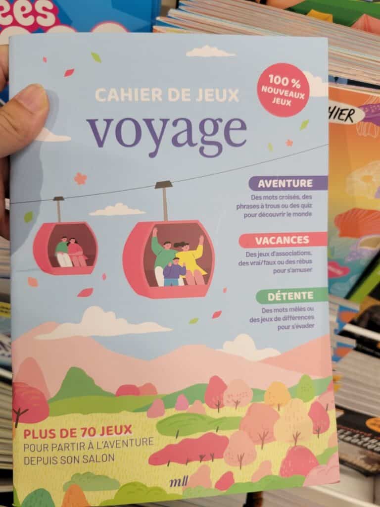 Cahier de vacances pour adultes - Voyage 2026